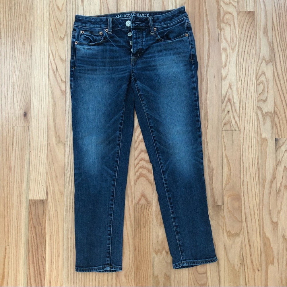 American Eagle Cropped Jeans - Size 0 Regular